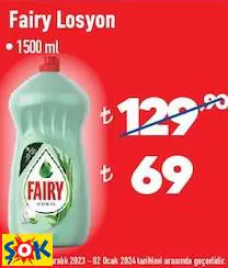 FAİRY LOSYON BULAŞIK DETERJANI • 1500 ML FAİRY LOSYON BULAŞIK DETERJANI • 1500 ML